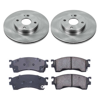Callahan Brake Parts® - Plain Front Brake Kit