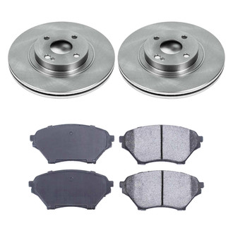 Callahan Brake Parts® - Plain Front Brake Kit