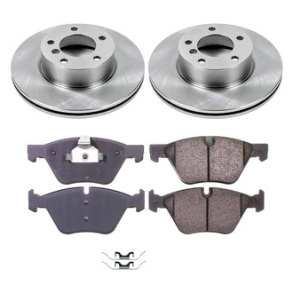 Callahan Brake Parts® - Plain Front Brake Kit