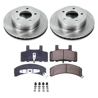 Callahan Brake Parts® - Plain Front Brake Kit