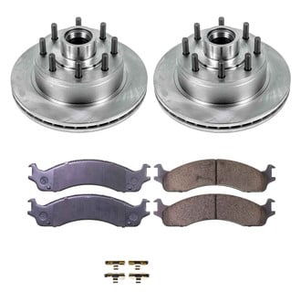 Callahan Brake Parts® - Plain Front Brake Kit