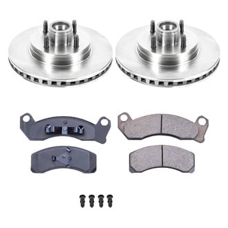 Callahan Brake Parts® - Plain Front Brake Kit