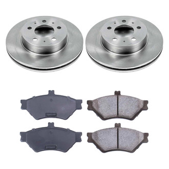 Callahan Brake Parts® - Plain Front Brake Kit