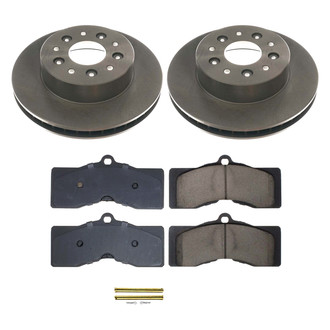 Callahan Brake Parts® - Plain Front Brake Kit