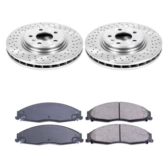 Callahan Brake Parts® - Plain Front Brake Kit