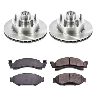 Callahan Brake Parts® - Plain Front Brake Kit