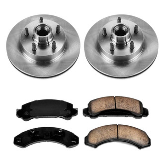 Callahan Brake Parts® K036190 - Plain Front Brake Kit