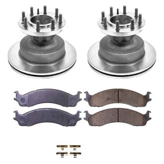 Callahan Brake Parts® - Plain Front Brake Kit