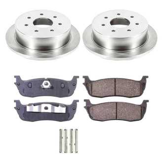Callahan Brake Parts® - Plain Rear Brake Kit