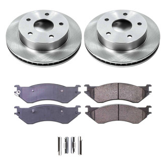 Callahan Brake Parts® - Plain Front Brake Kit