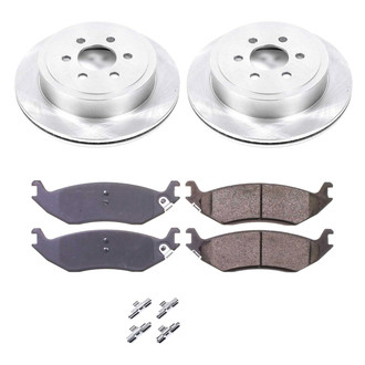 Callahan Brake Parts® - Plain Rear Brake Kit