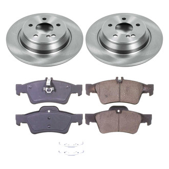 Callahan Brake Parts® - Plain Rear Brake Kit