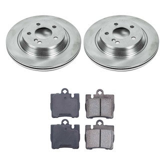 Callahan Brake Parts® - Plain Rear Brake Kit
