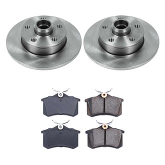 Callahan Brake Parts® - Plain Rear Brake Kit