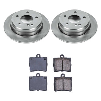 Callahan Brake Parts® - Plain Rear Brake Kit