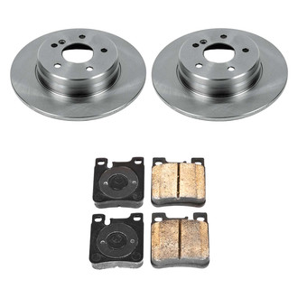 Callahan Brake Parts® - Plain Rear Brake Kit