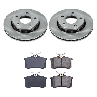 Callahan Brake Parts® - Plain Rear Brake Kit