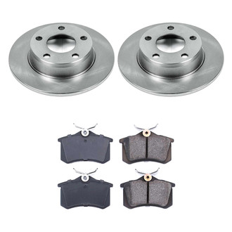 Callahan Brake Parts® - Plain Rear Brake Kit