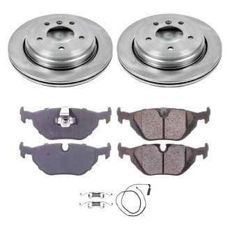 Callahan Brake Parts® - Plain Rear Brake Kit