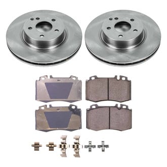 Callahan Brake Parts® - Plain Front Brake Kit