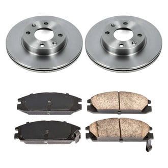 Callahan Brake Parts® - Plain Front Brake Kit