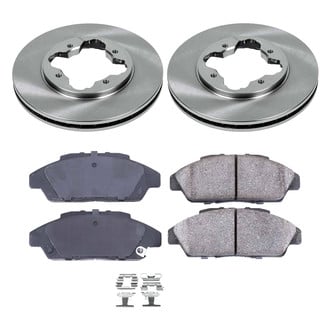 Callahan Brake Parts® - Plain Front Brake Kit