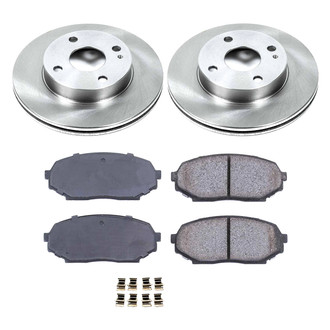 Callahan Brake Parts® - Plain Front Brake Kit