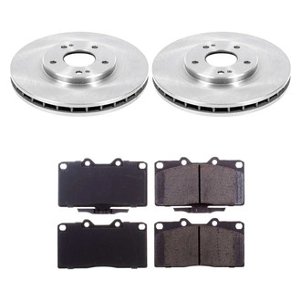Callahan Brake Parts® - Plain Front Brake Kit