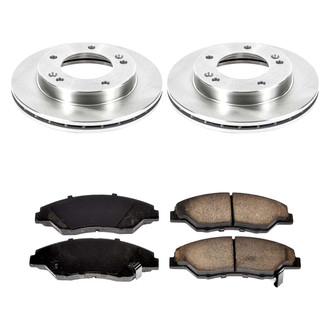 Callahan Brake Parts® - Plain Front Brake Kit