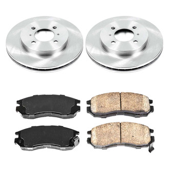 Callahan Brake Parts® - Plain Front Brake Kit