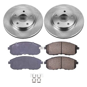 Callahan Brake Parts® - Plain Front Brake Kit