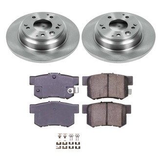 Callahan Brake Parts® - Plain Rear Brake Kit