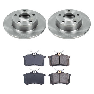 Callahan Brake Parts® - Plain Rear Brake Kit
