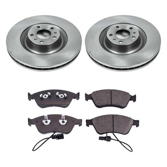 Callahan Brake Parts® - Plain Front Brake Kit