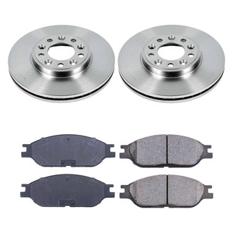 Callahan Brake Parts® - Plain Front Brake Kit