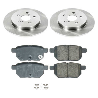 Callahan Brake Parts® - Plain Rear Brake Kit