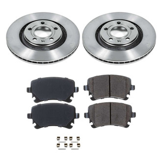 Callahan Brake Parts® - Plain Rear Brake Kit