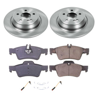 Callahan Brake Parts® - Plain Rear Brake Kit