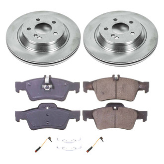 Callahan Brake Parts® - Plain Rear Brake Kit