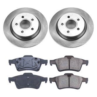 Callahan Brake Parts® - Plain Rear Brake Kit