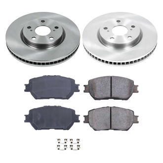 Callahan Brake Parts® - Plain Front Brake Kit