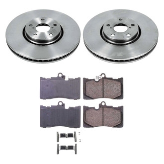 Callahan Brake Parts® - Plain Front Brake Kit