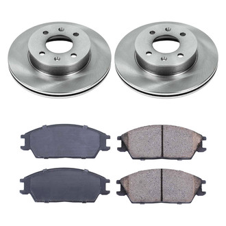 Callahan Brake Parts® - Plain Front Brake Kit