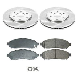 Callahan Brake Parts® - Plain Front Brake Kit