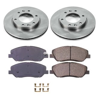 Callahan Brake Parts® - Plain Front Brake Kit