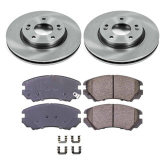Callahan Brake Parts® - Plain Front Brake Kit