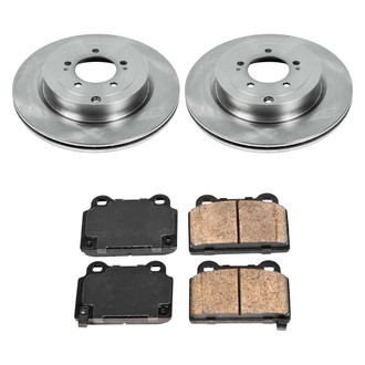 Callahan Brake Parts® K036307 - Plain Rear Brake Kit