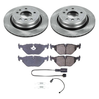 Callahan Brake Parts® - Plain Rear Brake Kit