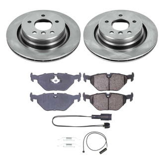 Callahan Brake Parts® - Plain Rear Brake Kit