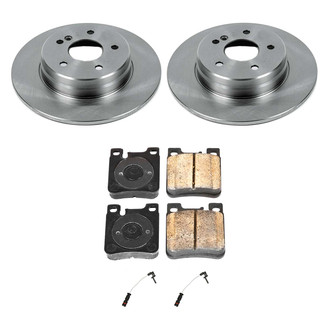 Callahan Brake Parts® - Plain Rear Brake Kit